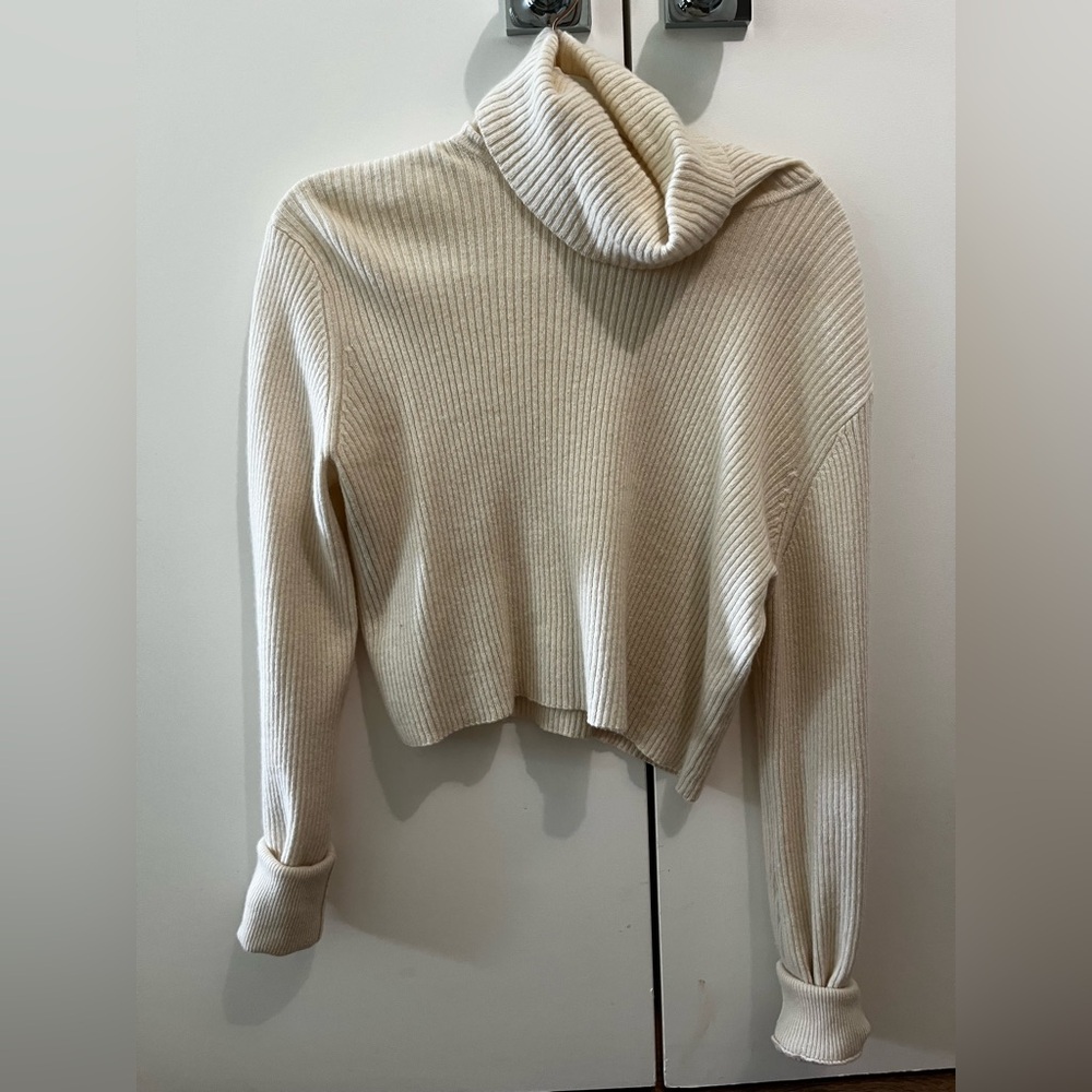 Reformation Ivory Cashmere Sweater